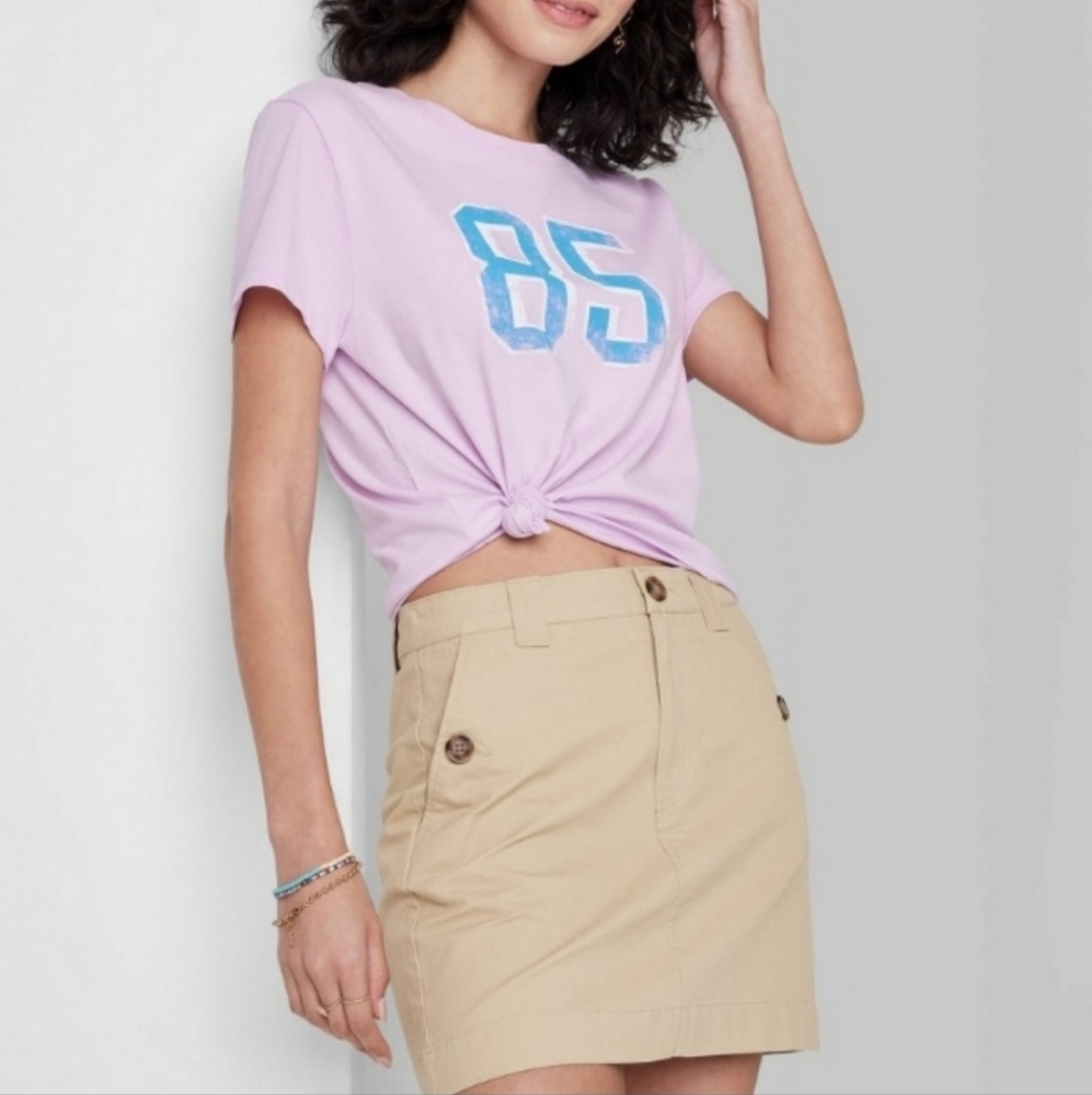 3/$18 Wild Fable High-rise Chino Mini-skirt